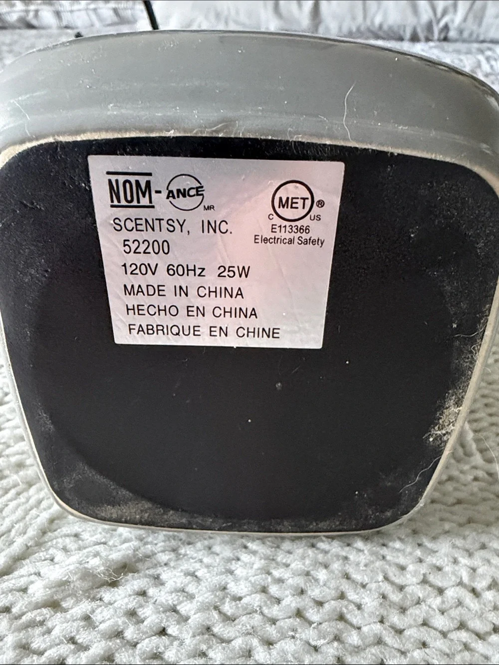 Scentsy sleek ceramic
